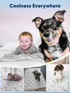 Rywell Dog Cooling Mat 2.0, Elegant Grey Edition, 24 * 18 Thickened Cooling Pad - Image 9