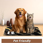 Marble Pet Feeding Mat, Non-Slip Rubber Backing Mat, Cat Dog Accessories - Image 6