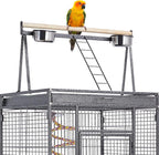 Yaheetech 68-inch Rolling Play Top Large Parrot Bird Cage - Image 5
