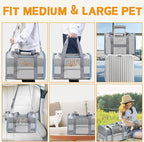Large Cat Carrier Dog Carrier, Pet Carrier - Image 7