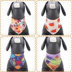 30 Pcs Fall Dog Bandanas Bulk 25 Inch Stitch Edge Dog Bandanas - Image 4