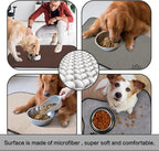 Sinland Microfiber Large Pet Food Mat Dog Feeding Mat Pet Bowl Mat - Image 7