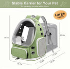 Breathable Cat Bubble Backpack Large Space Pet Carrier Backpack Expandable - Image 2