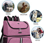 BAGLHER Pet Travel Bag, Double-Layer Pet Supplies Backpack, Pet Travel Backpack - Image 8