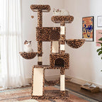SHA CERLIN 65in Larger Cat Tree Tower Condo - Image 2