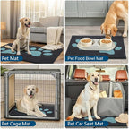 Buganda Dog Door Mat for Muddy Paws, Absorbent Dirt Trapper Washable Indoor - Image 9