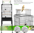 Yaheetech Open Top Rolling Parrot Bird Cage - Image 5