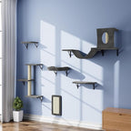 NUNU LAB Wall Mounted Cat Furniture Set by NUNULAB