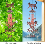 Outdoor Cat Wind Chimes, Gifts for Mom & Grandma & Woman & Family & Neighbor - Image 5