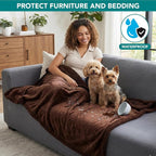 PetAmi Waterproof Dog Blanket for Medium Large Dog Puppy Cat Throw for Couch - Image 2
