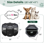 Love's cabin Pet Puppy Dog Playpen, Small Dog Tent Crates Cage Indoor/Outdoor - Image 3