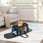 Soundy Large Cat Carrier Dog Carrier Under 25 Lbs, Collapsible Ventilated - Image 6