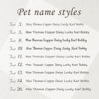 Anavia Slide On Silent Pet ID Tags, S/M/L/XL Personalized Black Stainless Steel - Image 4