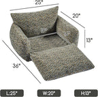 Hollypet Cat Bed Fluffy Plush Mutifuctional Double-Layer Soft Pet Couch - Image 3
