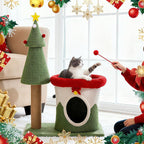 COSIEST 30in Christmas Cat Tree - Image 7