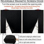Reversible Wide Magnetic Thermal Insulated Door Curtain - Image 6