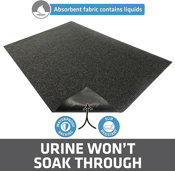 Drymate Cat Litter Box Mat, Litter Trapping Mat, Waterproof, Urine-Proof - Image 3