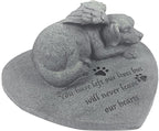 Angel Dog Pet Memorial Stone, Outdoor Decor, Pet Loss Headstone, Memorial - Image 5