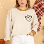 NAZENTI Personalized Dog Sweatshirt, Custom Photo Shirts, Dog Embroidered Shirt - Image 2