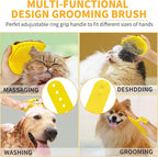 Comotech 6PCS Dog Bath Brush & Dog Toothbrush | Adjustable Handle Shampoo Brush - Image 5