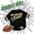 NFL New Orleans Saints T-Shirt for Dogs & Cats, Large. Football Dog Shirt for - Image 4