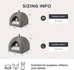 Bedsure Cat Beds for Indoor Cats - 2 in 1 Cat Cave House Tent for Kittens and - Image 5