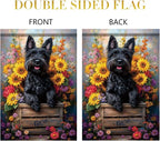 Garden Flag Black Terrier Dog - Image 7