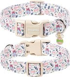 DOGWONG Cute Easter Egg Dog Collar, Adjustable Soft Egg Pet Collar - Image 2