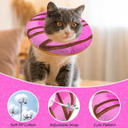 Cat Cone Collar Soft, Adjustable Cat Recovery Collars Kitten Cones to Stop - Image 3