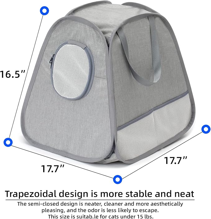 Collapsible Portable Cat Litter Box Standard - Image 2