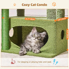 Taoqimiao Cat Tree, 38.5-Inch Cat Tower - Image 4