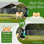 Outdoor Dog Enclosure Heavy Duty Dog Kennel House Mesh Dog Big Cage Pet Kennel - Image 5