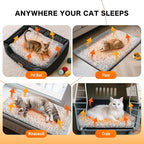 Self Warming Pet Bed for Cats & Dogs, Heated Pet Mat, 2.0 Upgraded Thermal Foil - Image 5