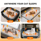 Self Warming Pet Bed for Cats & Dogs, Heated Pet Mat, 2.0 Upgraded Thermal Foil - Image 5