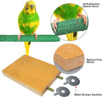 Bird Perches for Conure Stand Natural Wood Platform Bird Nail Trimming Perch - Image 4