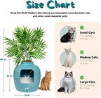 Good Pet Stuff Hidden Litter Box Planter, Decorative Cat Litter Enclosure - Image 7