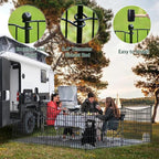 10 Panels No Dig Dog Fence Outdoor - Image 5