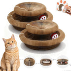 2Pcs Magic Organ Cat Scratcher Toy, Extra-Thick & Large Connectable Cardboard by SREBAY
