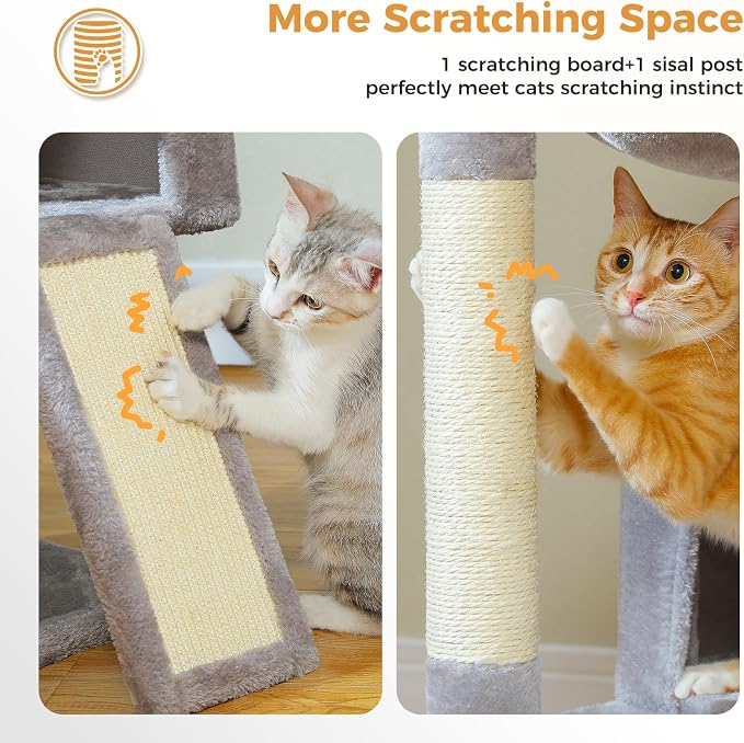 PAWZ Road Cat Tree, 35 Inches Cat Tower - Image 6