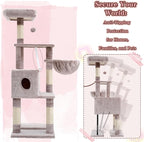 Heybly Cat Tree, 49.2 Inches Cat Tower - Image 8