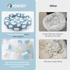 JOEJOY Donut Small Dog Bed, Round Cat Beds - Image 4