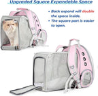 Lollimeow Cat Carrier Backpack, Expandable Bubble Pet Carrier - Image 3