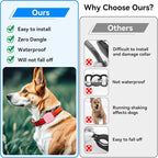 DDJ 2-Pack Dog Collar Holder for Tile Life360 Mate 2022 Tracker, Waterproof - Image 6
