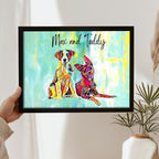 Julyly POD Custom Dog Portrait, Personalized Canvas Wall Art - Image 6
