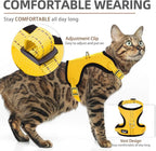 PUPTECK Cat Harness and Leash Set Escape Proof, Reflective Adjustable Soft Mesh - Image 4