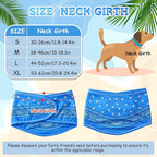 Talltalk 5 Pieces Dog Cooling Bandanas Neck Wraps Ice Scarf Pet Dog Cooling - Image 3