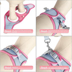YIMEIS Dog Harness and Leash Set, No Pull Soft Mesh Pet Harness, Reflective - Image 2