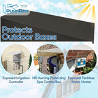 Plexidor Performance Pet Doors Universal Pet Door Awning - Image 2