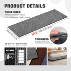 Cat Scratch Couch Furniture Protector, Adhesive Cat Scratch Pad Deterrent - Image 2