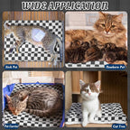 VitalCozy 2 Pack Self Warming Cat Mat Self Heating Pad Bed Reversible Machine - Image 2